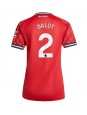 Manchester United Diogo Dalot #2 Kotipaita Naisten 2025-26 Lyhythihainen